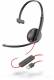 Plantronics Headset schwarzwire 5210 monaural USB & 3,5 mm