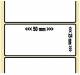 OEM-Factory Labels - Transfer 50 x 25mm, removable, BP, K40