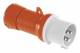 Schneider Electric PKE16M434 Schneider CEE plug screw terminal. 16A 3p+E 380-415VAC IP44