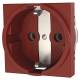 Mennekes 11513K 16A2P+E 230V SCHUKO-Steckdose rot