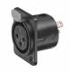 RCS Audio-Systems XLR-503 F XLR socket, black