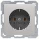 Berker 47436084 Steckdose SCHUKO alu samt