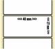 OEM-Factory Labels - Thermo 40 x 27mm, removable, TOP, K40