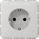 Jung CD1520KINALG SCHUKO socket 16 A 250V SAFETY+Duroplast series CD light gray