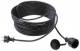 Bachmann Kabel, Verlängerung, Dose(CEE7)->Stecker(CEE7), 25m, Schwarz
