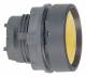 Schneider Electric ZB5AH05 Schneider Frontelement rund flach gelb für Druckt. D22mm mit Rastung
