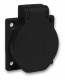 Schneider Electric PKS51N Schneider Schuko socket black 2p+E 10/16A 250V for DE IP54 50x50mm