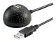 Goobay 68913 USB 2.0 Hi-Speed Verlängerungskabel mit Standfuß - USB 2.0-Stecker (Typ A) > USB 2.0-Buchse (Typ A)