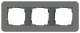 GIRA 0213423 Abdeckrahmen 3f E3 Dklgrau/Anthrazit