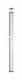 Hager DAS8025009016 ceiling connection column 1-sided 2.5-2.8m aluminum L2.45m traffic white