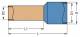 WAGO 216-1226 wire end sleeve, sleeve for 2.5 mm² / AWG 14, with plastic collar
