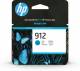 HP INK CARTRIDGE 912 CYAN