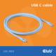 Club 3d CAC-3003 Kabel USB 4.0 C (St) => C (St) 2,0m *Club3D* - LIFESTYLE *blau*