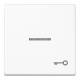 Jung A590KO5TWW rocker symbol door with light guide series A alpine white