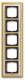 Busch Jaeger 2CKA001754A4647 BJ 1725-836 cover frame, MS polished decor ivory white frame Busch-dynasty