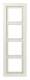 Jung LSD984W Rahmen 4fach LS/FD-design weiß