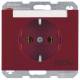 Berker 47397115 Steckdose SCHUKO mit Beschriftungsfeld und Aufdruck K.1/K.5