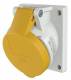 Mennekes 1631 16A3p 4H110V Panel socket Twin CONTACT IP44