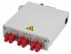 Telegärtner 100022798 TEGA TS-Verteiler mit 6xSTD MM Metallhülse Metallgehäuse