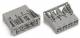 WAGO 770-744/060-000 Buchsenteil Snap-In 4P. grau