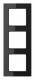Jung AC583GLSW Glasrahmen 3fach Serie A creation schwarz