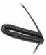 Yealink replacement handset coiled cord T26/T28/T20/T22 Black