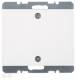 Berker 10457109 blanking 1045 71 09, K.1 polar white with center plate
