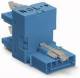 WAGO 890-983 h-Verteiler 1xStecker/2x Buchse 5p mit 3 Verriegelungsklinken