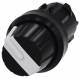 Siemens 3SU10002AS600AA0 SIEM 3SU1000-2AS60-0AA0 Toggle switch, black, white, rotary knob