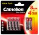 Micro-Batterie CAMELION Pus Alkaline 1,5 V, LR03 Typ AAA, 8+4 er-Blister