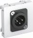 OBO Bettermann 6105222 MTG X3M L RW1 multimedia support XLR 3-p plug m.Löt 45x45mm rws 