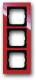 Busch Jaeger 2CKA001754A4342 BJ 1723-287 Cover frame 3f Busch-axcent red