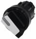 Siemens 3SU10022BF600AA0 toggle switch, illuminated 22mm round black and white
