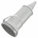 Mennekes 10751 16A2P+E 230V SCHUKO-Kupplung grau IP44