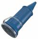 Mennekes 10843 16A2P+E 230V SCHUKO-Kupplung blau IP44