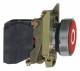 Schneider Electric XB4BA4322 Schneider Drucktaster 1Ö flach rot Bez.O t Metall D22mm