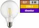 Muellerlicht ETT-1451919 LED Filament Globelampe, E27, 8W, 1055lm, 2700K, warmweiß, dimmbar