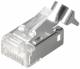 Weidmüller IE-PS-RJ45-TH-BK Stecker RJ45 Crimp mit Knickschutztülle SW 1963590000