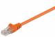Goobay 95239 CAT 5e patch cable, U/UTP, orange - CCA copper mixture