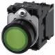 SIEM 3SU1102-0AB40-1BA0 Siemens 3SU11020 beleuchtet 22mm rund grün Knopf 1S AC/DC 24V