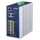 PLANET Industrial 8 100/1000X SFP + 2-Port 10/100/1000T
