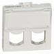 Legrand 078603 LEG 78603 Adapter Systimax 2-fold ws Mosa 78603