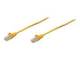 INTELLINET 330565 Netzwerkkabel, Cat5e, SF/UTP CCA, Cat5e-kompatibel, RJ45-Stecker/RJ45-Stecker, 2 m, gelb