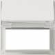 Gira 068066 intermediate plate pure white 0680 66 signature panel hinged cover IP44 TX_44