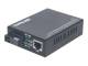INTELLINET 510547 Fast Ethernet WDM bidirektionaler Singlemode Medienkonverter 10/100Base-TX auf 100Base-FX (SC) Single Mode, 20 km, WDM (RX1550/TX1310)