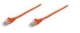 INTELLINET 345057 Netzwerkkabel, Cat5e, U/UTP, RJ45-Stecker/RJ45-Stecker, 20 m, orange, Polybag