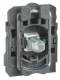 Schneider Electric ZB5AW0B13 Schneider Hilfsschalterblock 2S weiß LED 24VAC/DC Direkt Kunst.D22mm
