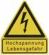 Dehn + Soehne 700055 Dehn WHS HS LG WHS HS LG WuH-Schild ´Hochspannung - Lebensgefahr´ 