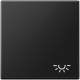 Jung A 590 L SWM Wippe 1fach Symbol Licht Serie A graphitschwarz matt