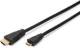 DIGITUS HDMI Anschlusskabel Typ C-A St/St 3.0m UltraHD schwarz